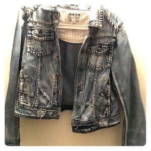 Distressed Denim Jacket
